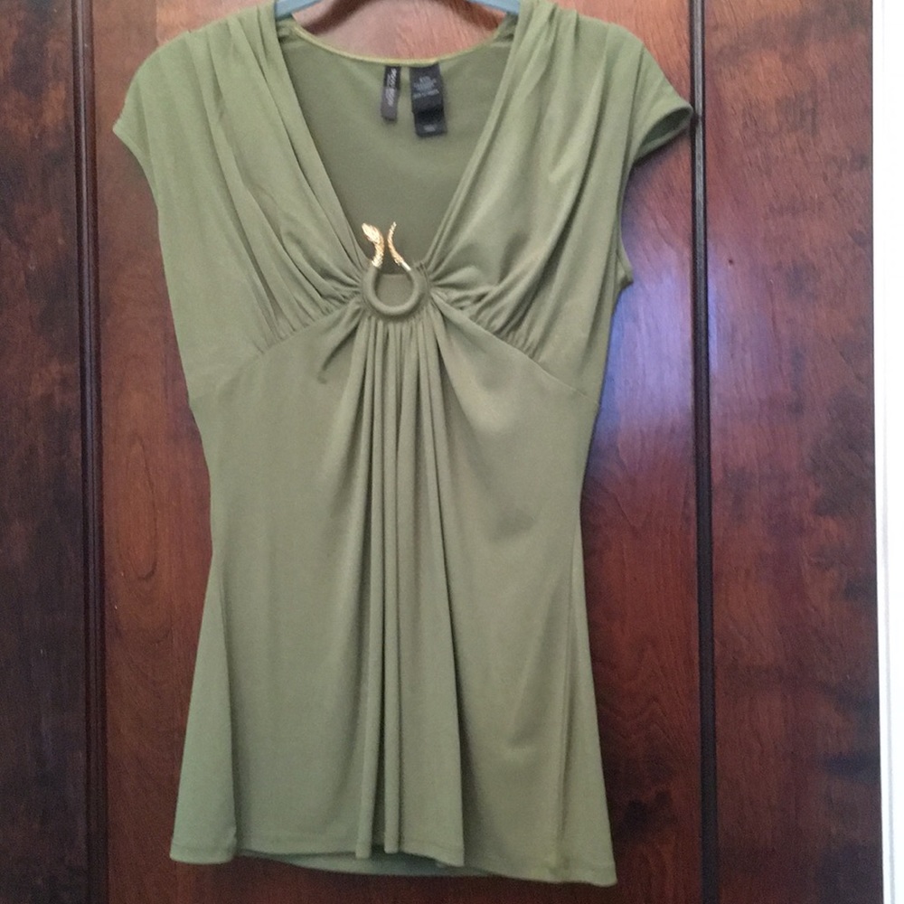 Sexy size small olive green tunic